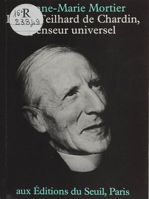 cover image of Pierre Teilhard de Chardin